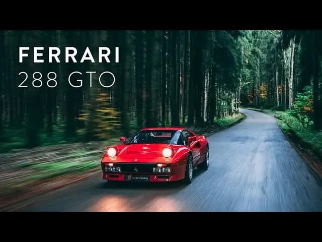 Developed for Group B: the legendary Ferrari 288 GTO