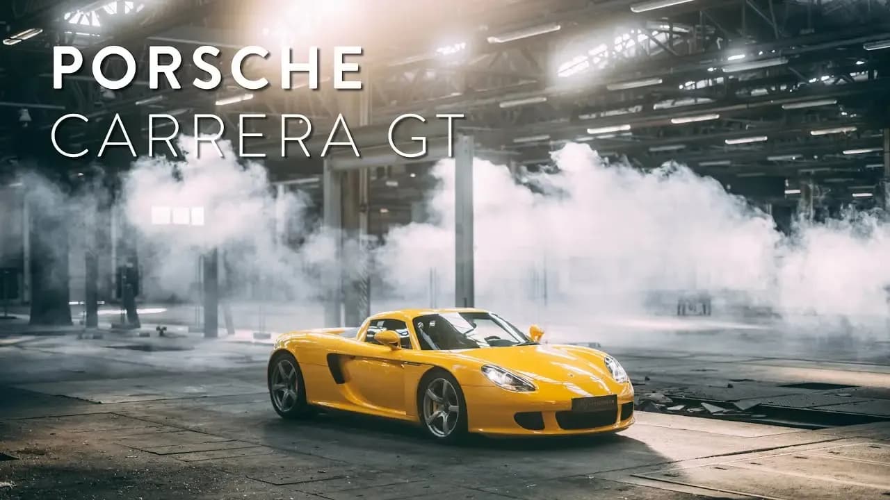 Pure naturally aspirated fury — the Porsche Carrera GT