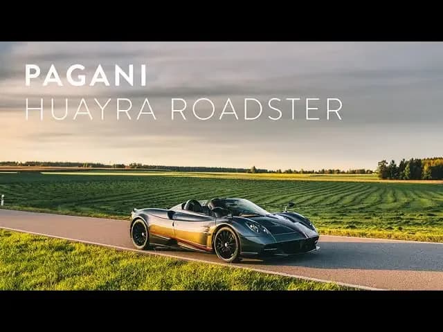 When form follows function — the Pagani Huayra Roadster