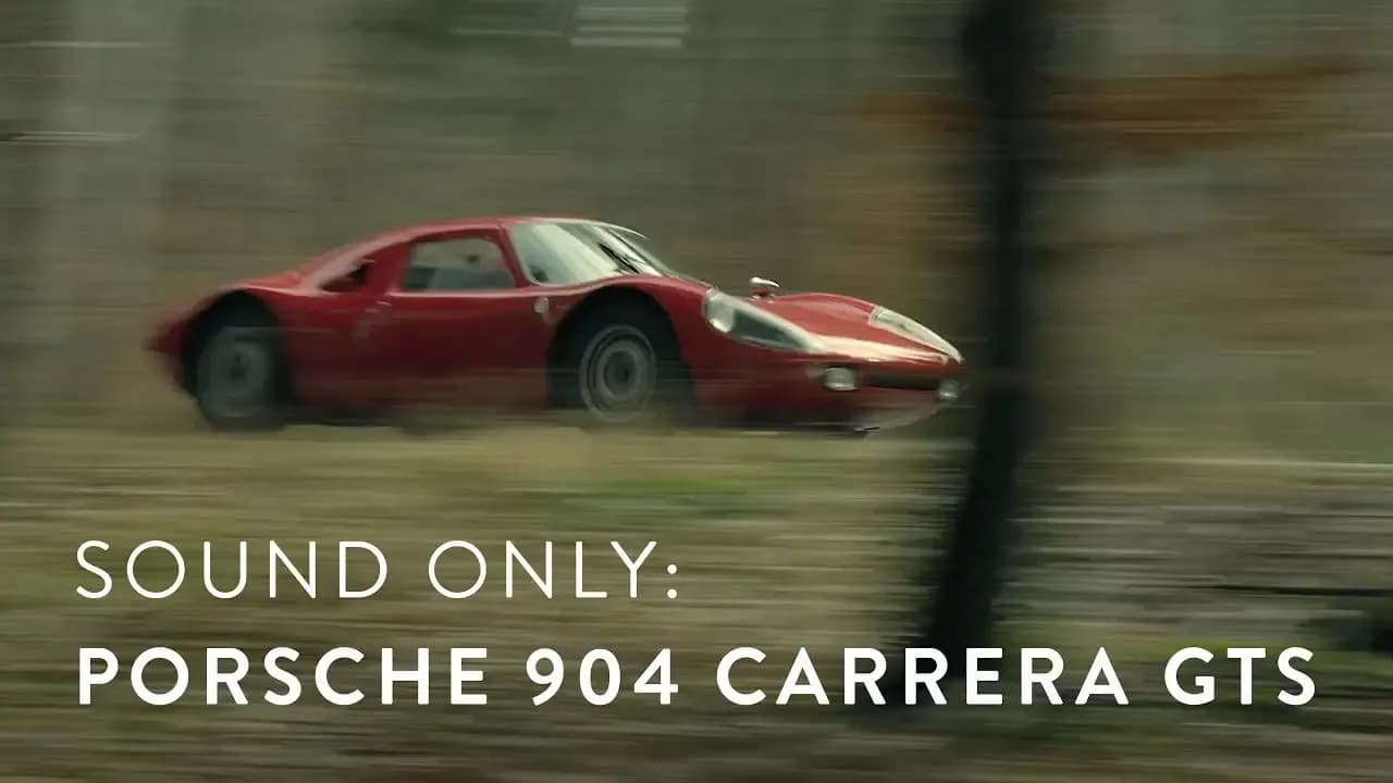 Driving an original four-cam Porsche 904 Carrera GTS: sound only